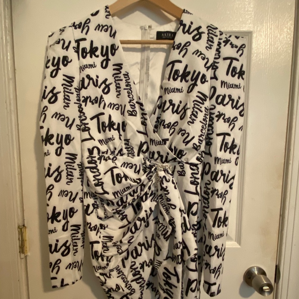 Passport to everywhere wrap dress
